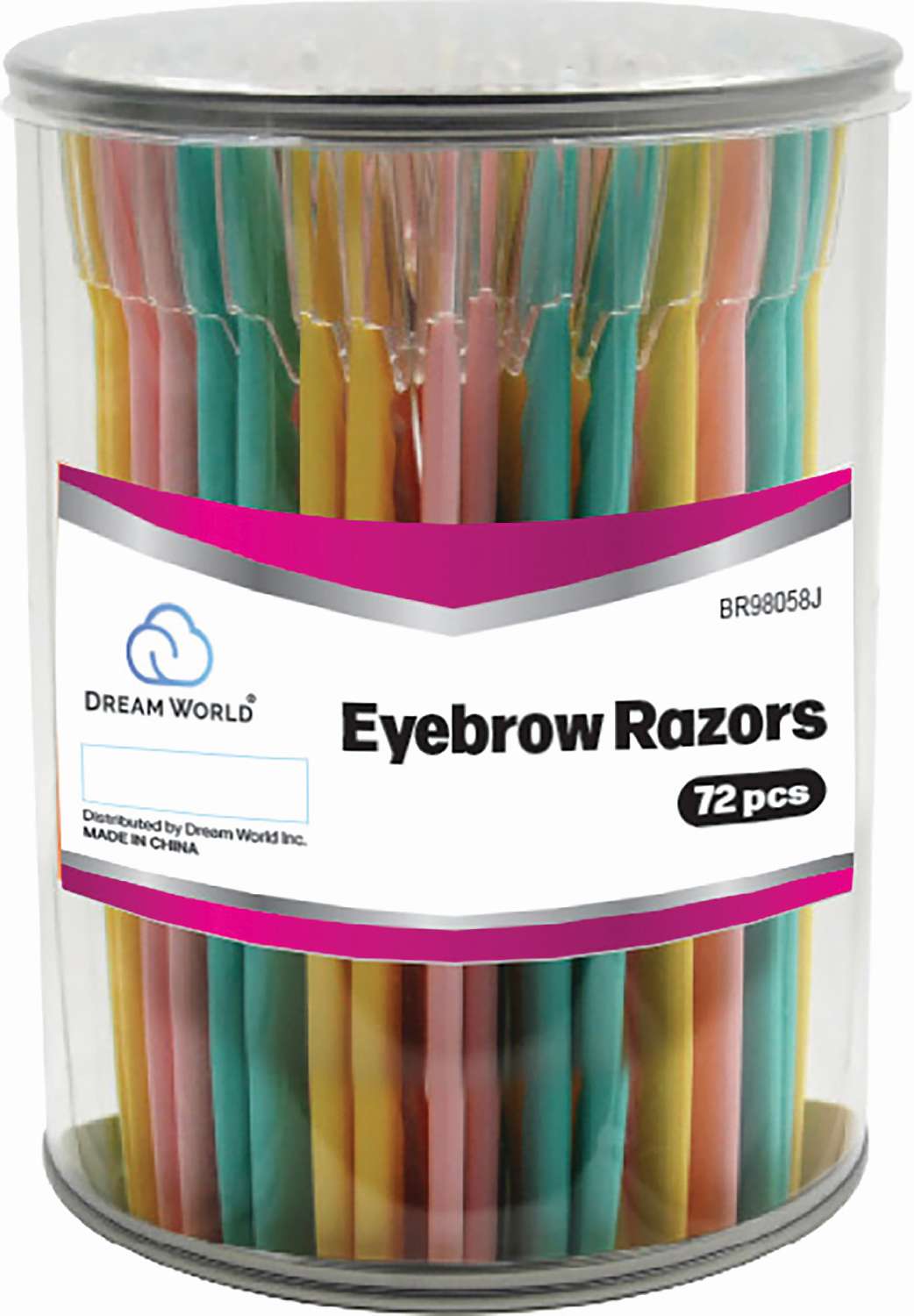 DREAM EYEBROW RAZOR TINKLE 72PC/JR