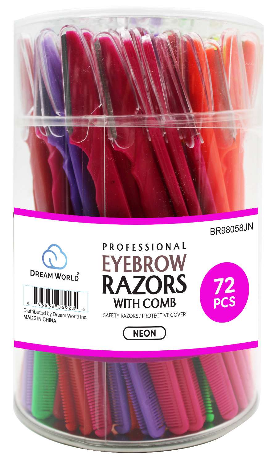 DREAM EYEBROW RAZOR TINKLE 72PC/JR
