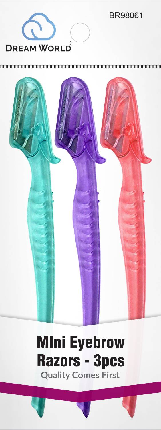 DREAM EYEBROW RAZOR MINI 3PC/PK