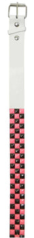 BRF BELT STUD WH/PK+BK