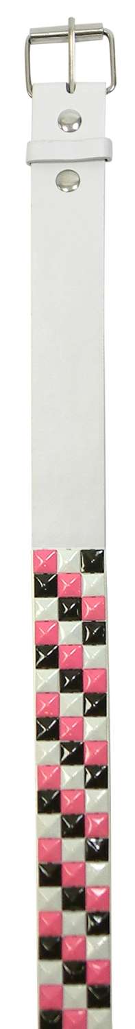 BRF BELT STUD WH/PK+BK+WH