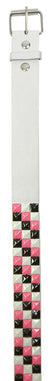 BRF BELT STUD WH/PK+BK+WH