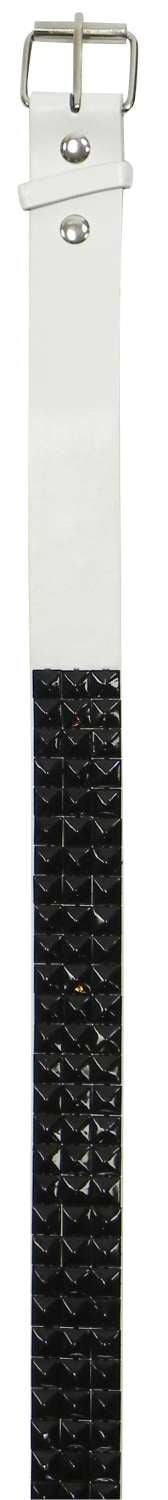 BRF BELT STUD WH/BK