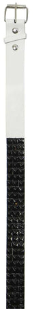 BRF BELT STUD WH/BK