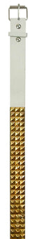 BRF BELT STUD WH/GD