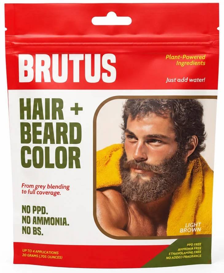 BRUTUS HAIR&BEARD COLOR [LT BROWN]
