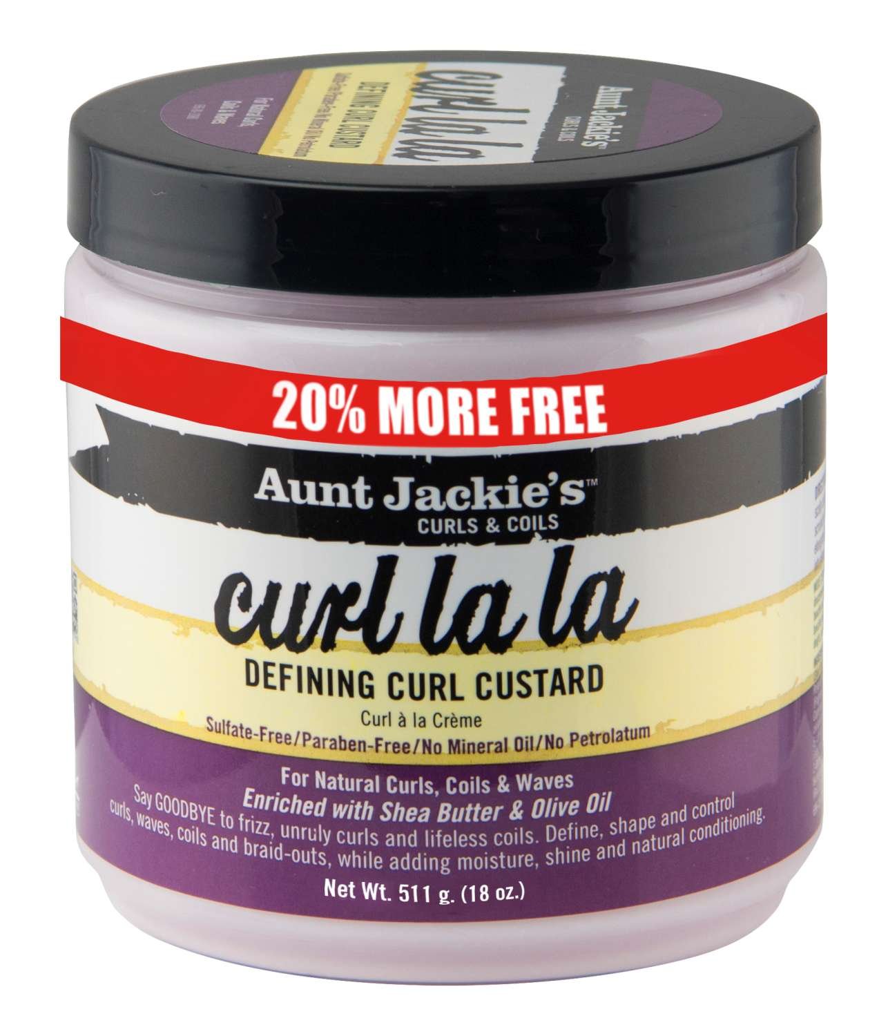 AUNT JACKIE CURL LA LA CUSTARD BONUS