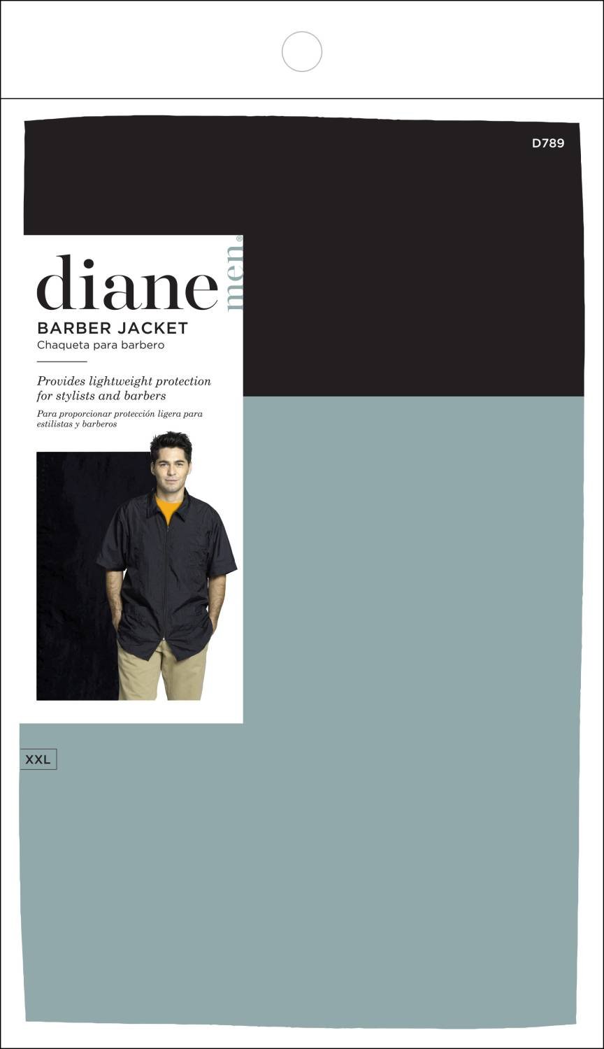 DIANE BLACK ZIPPERED PRO JACKET [2XL]