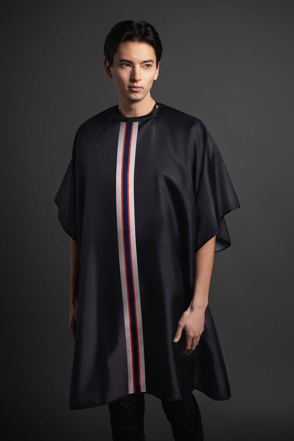 FROMM BARBER CAPE CTR STRIPE 44x58