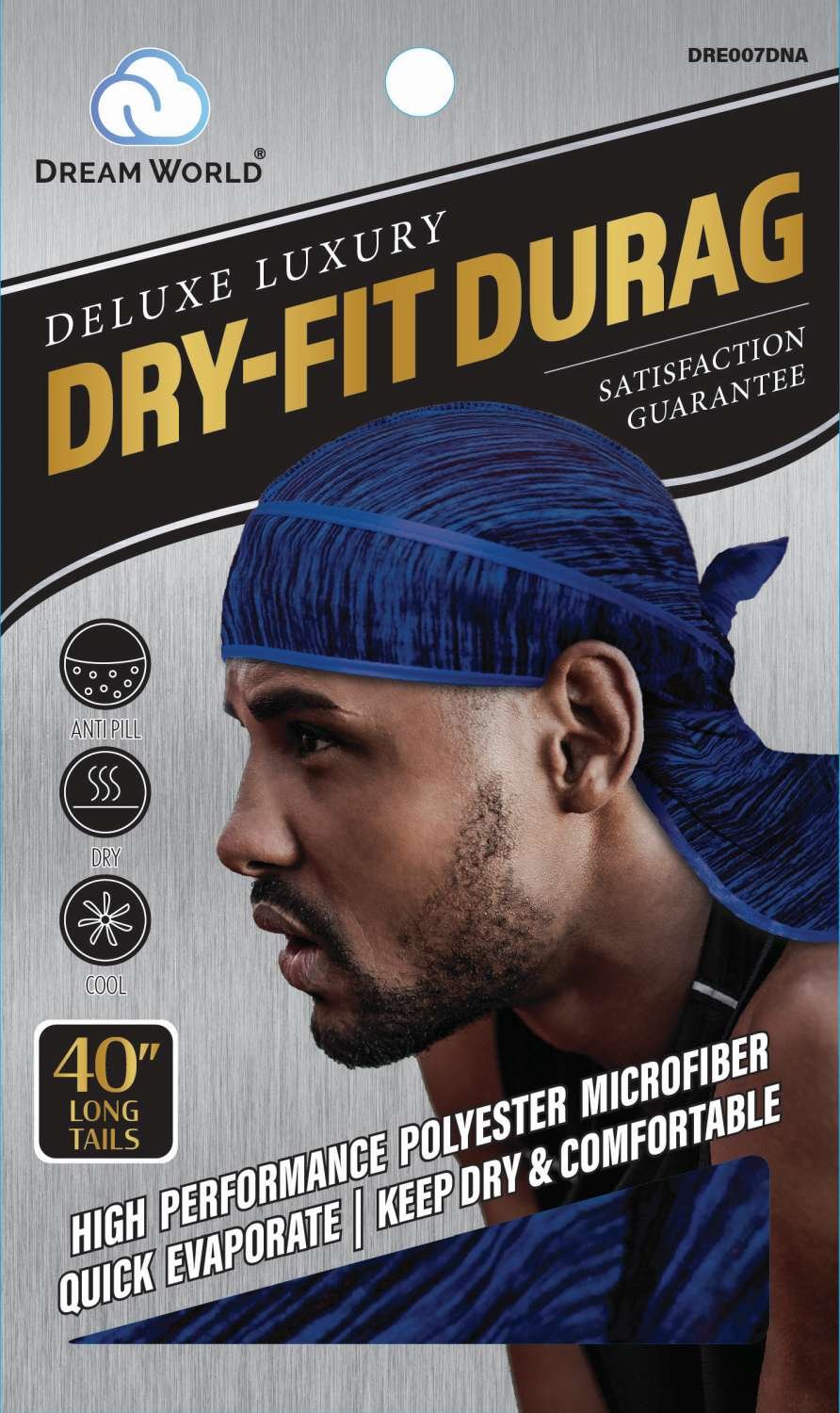 DREAM M-DURAG SMOOTH AND THICK DRI FIT D/NA