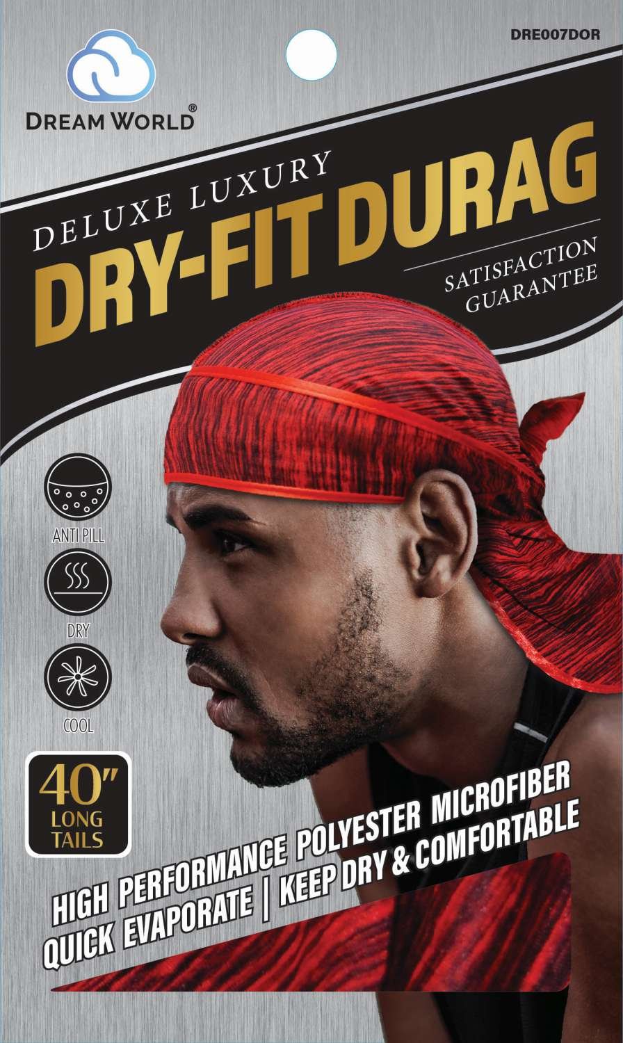 DREAM M-DURAG SMOOTH AND THICK DRI FIT D/OR