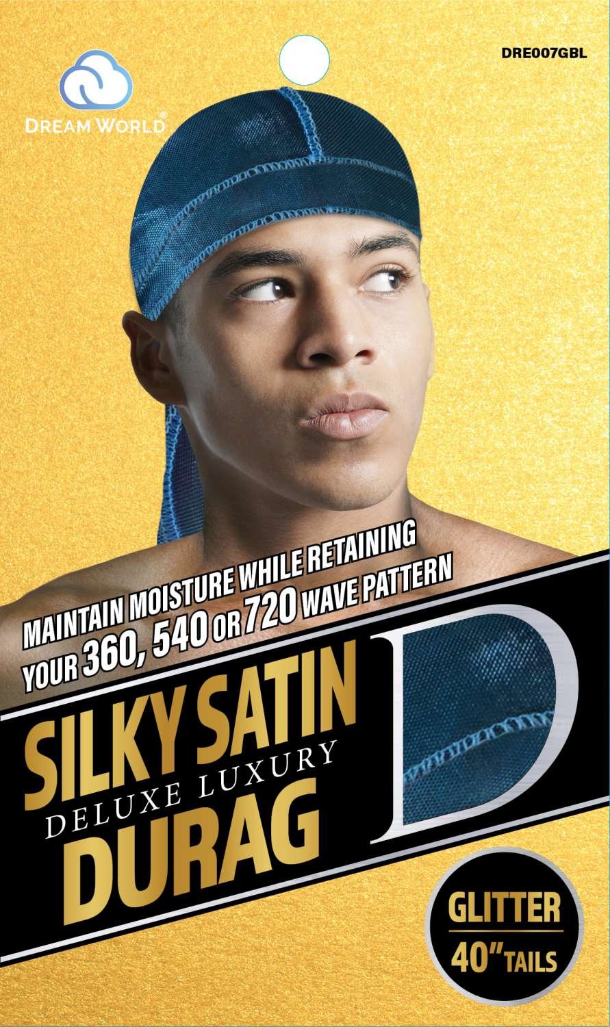 DREAM M-DURAG SMOOTH AND THICK GLITTER G/BL