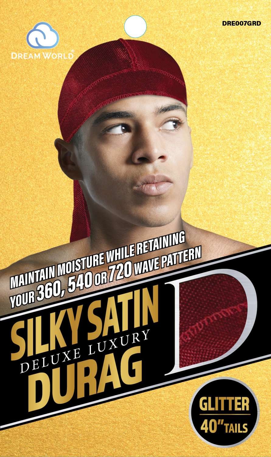 DREAM M-DURAG SMOOTH AND THICK GLITTER G/RD