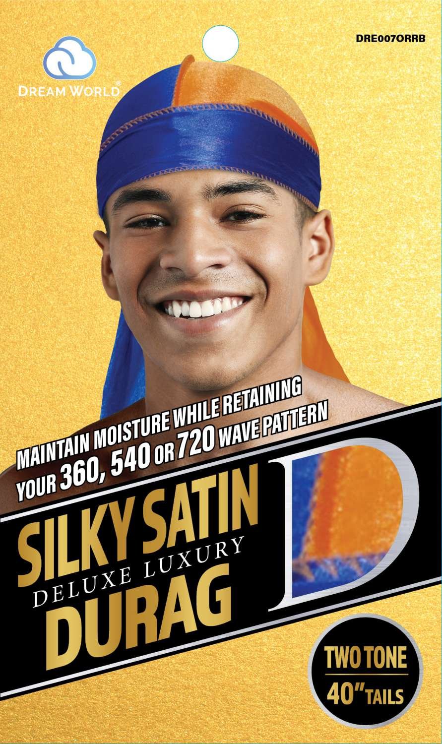 DREAM M-DURAG SMOOTH AND THICK 2 TONE OR/RB