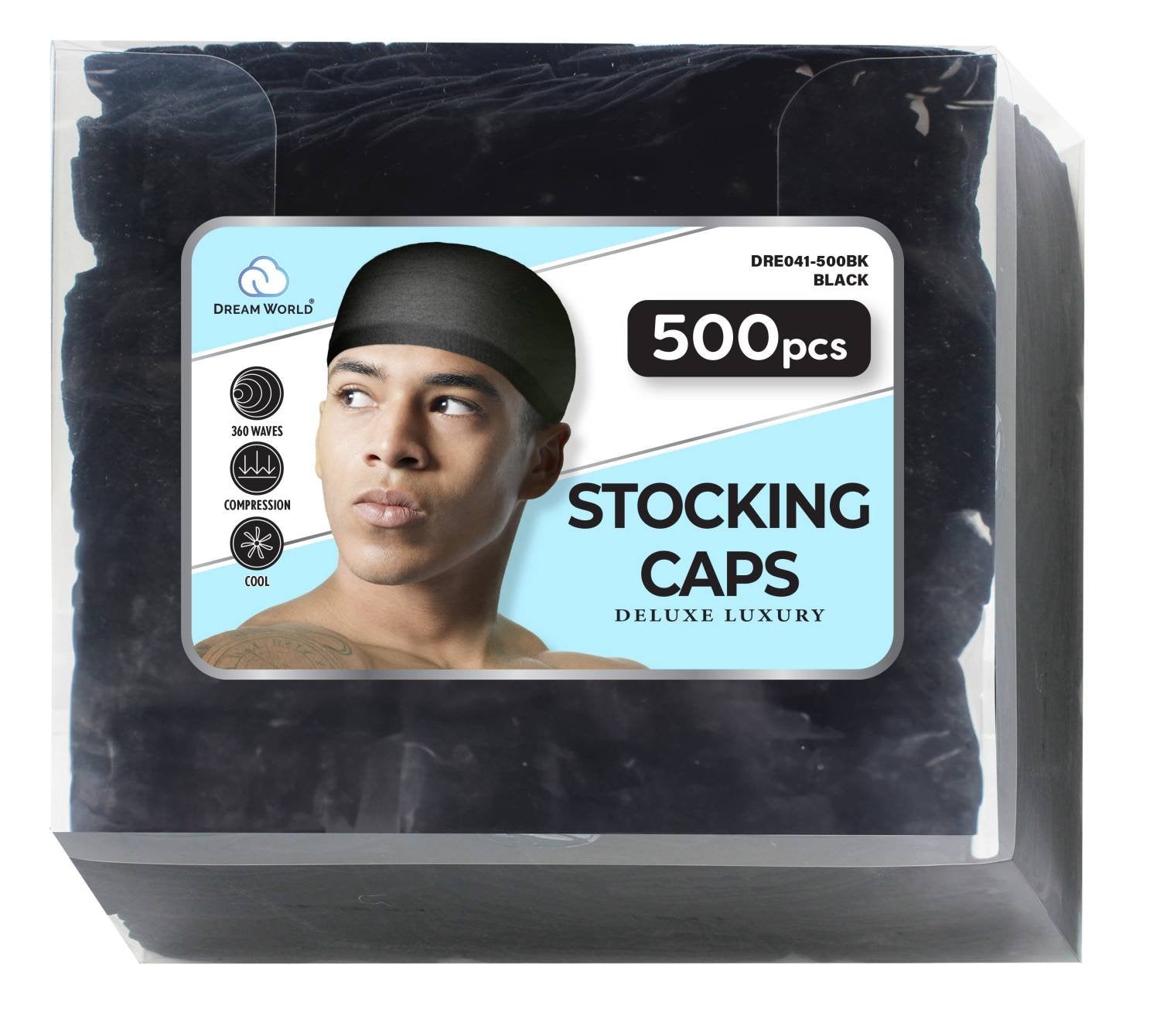DREAM M-STOCKING WAVE CAP 500/BX BULK