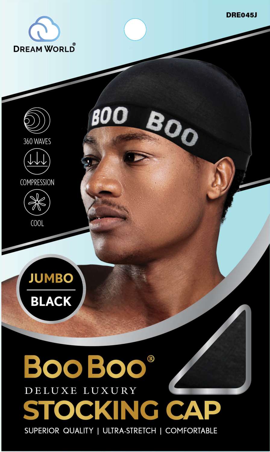 DREAM M-STOCKING CAP BOO BOO JUMBO BLACK