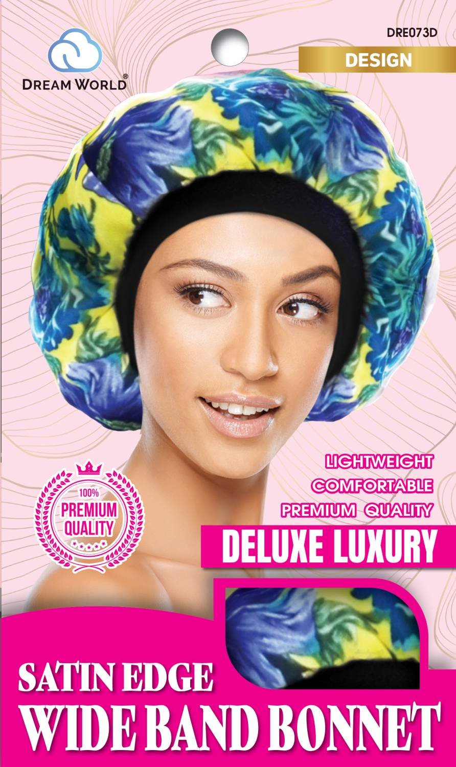 DREAM W-WIDE BAND BONNET SATIN
