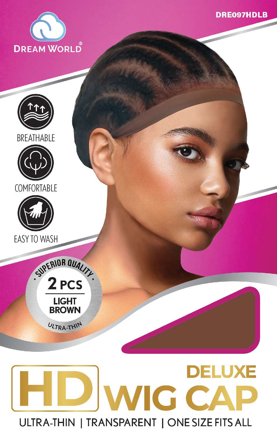 DREAM W-WIG CAP HD 2PCS