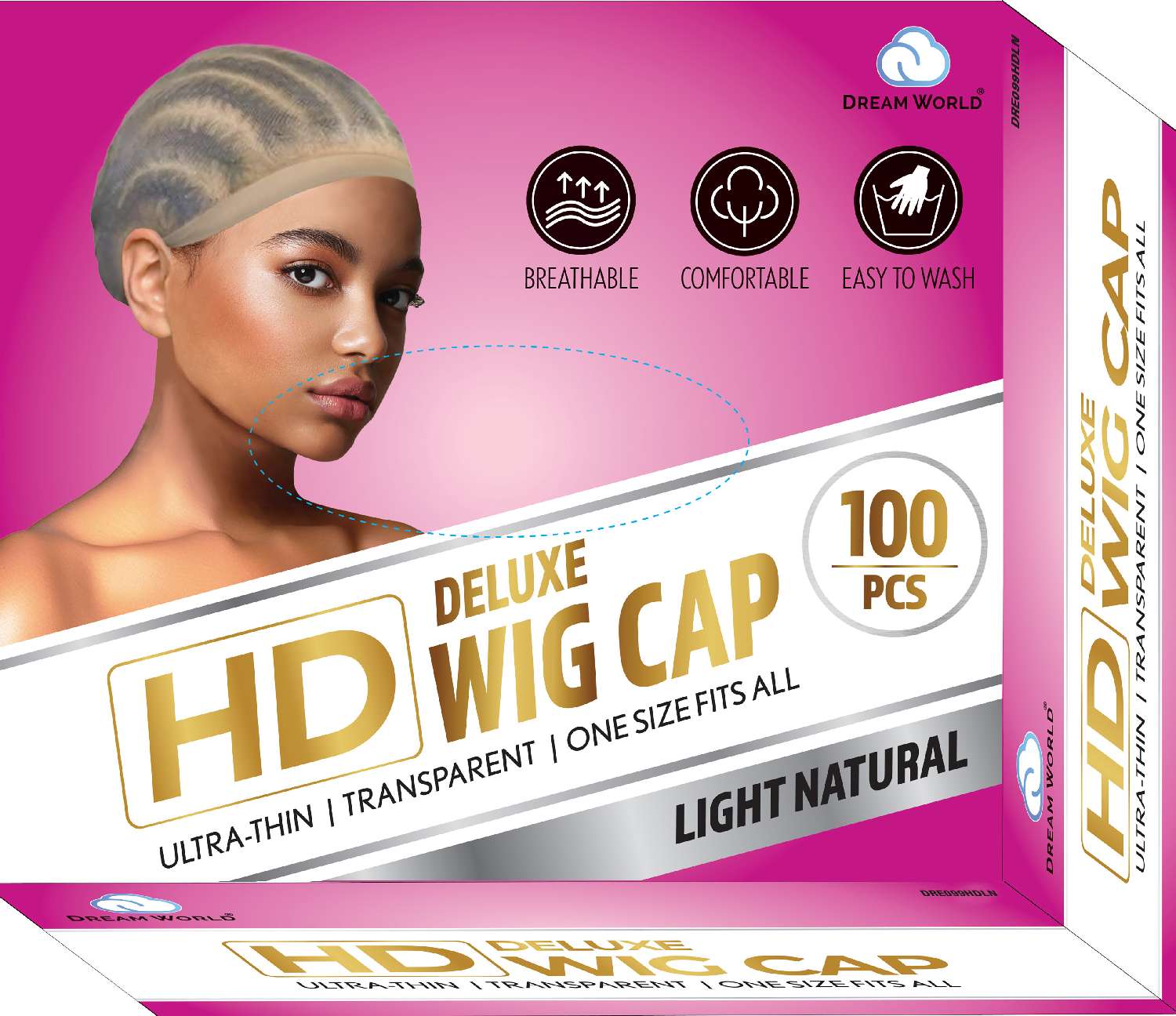 DREAM W-WIG CAP 100/BX [BULK]