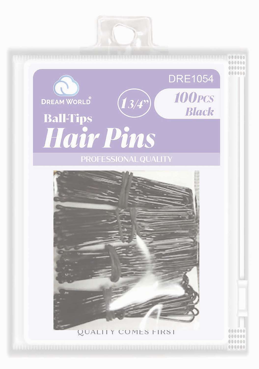 DREAM HAIRPIN 100CT Z/BAG1-3/4