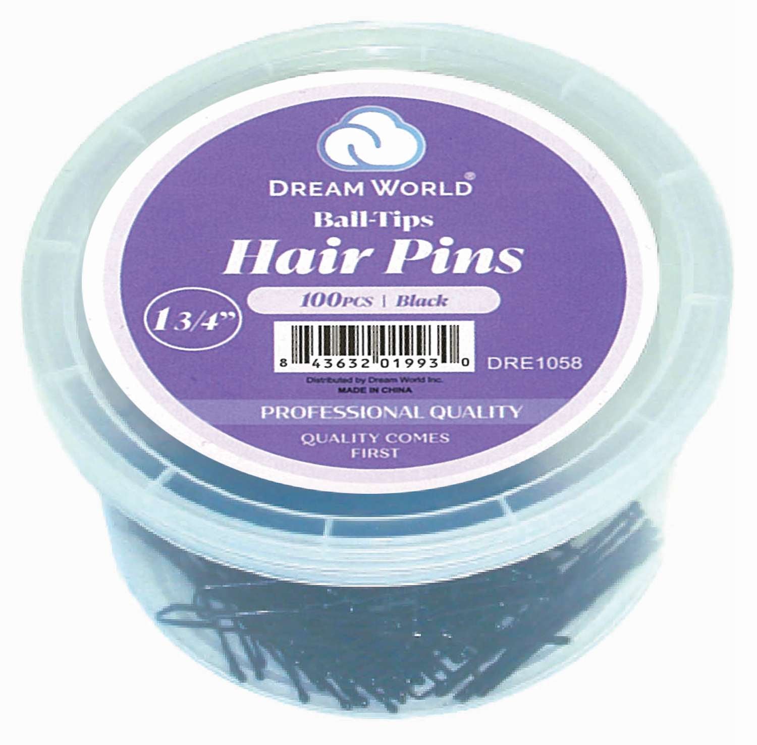 DREAM HAIRPIN 100CT/TUB 1-3/4