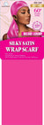 DREAM W-SATIN SILKY SCARF HOT PINK