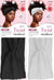 DREAM W-HEADBAND TWIST BK WH