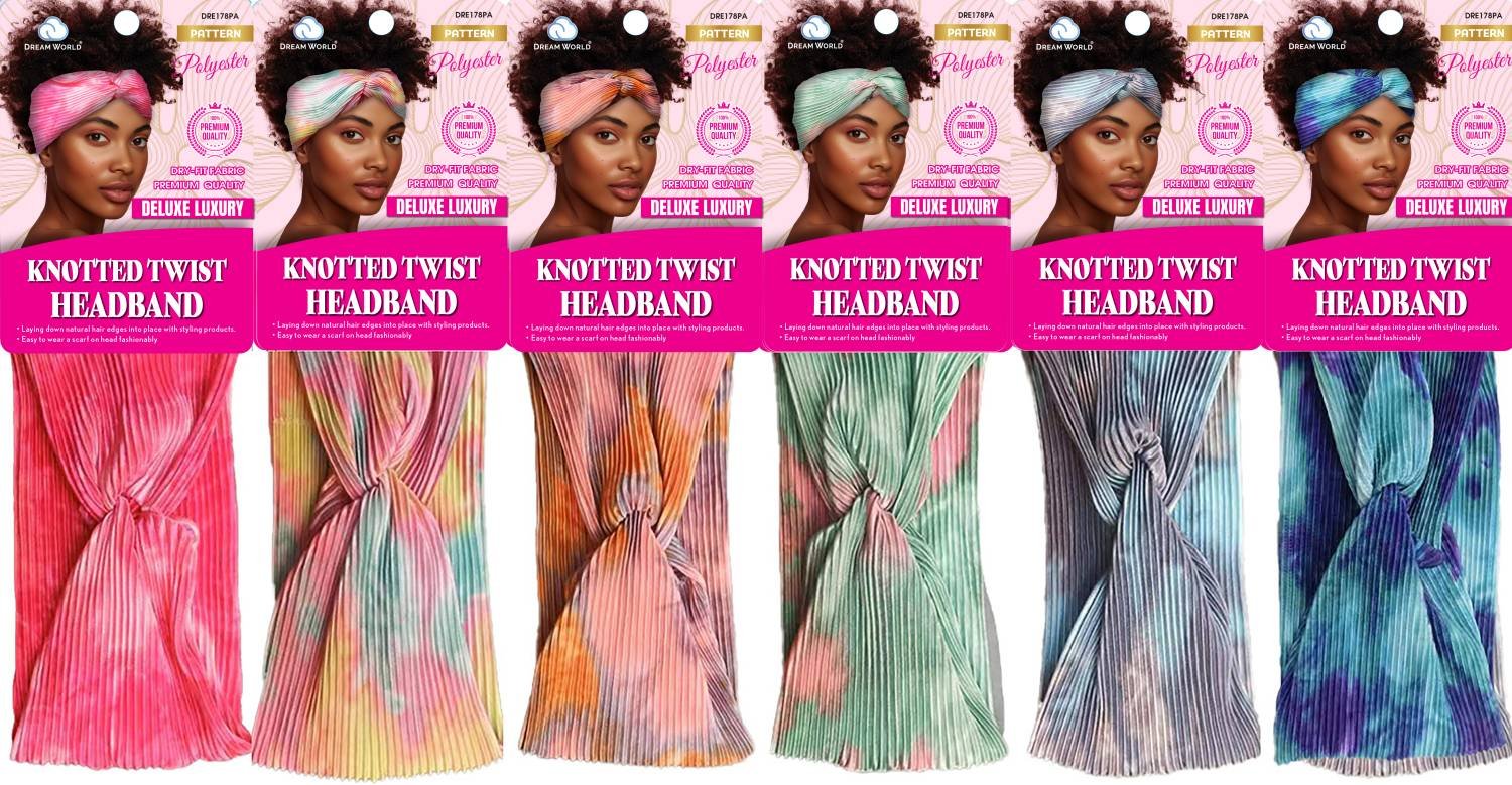 DREAM W-HEADBAND TWIST PATTERN ASST