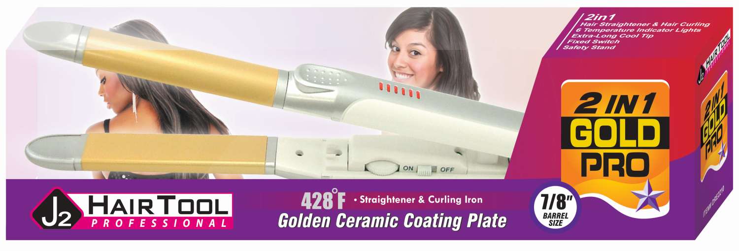 J2 H/T F/CURL IRON CERAMIC