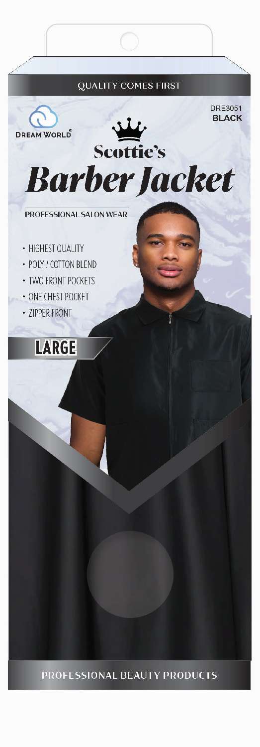DREAM S/W-BARBER JACKET BLACK