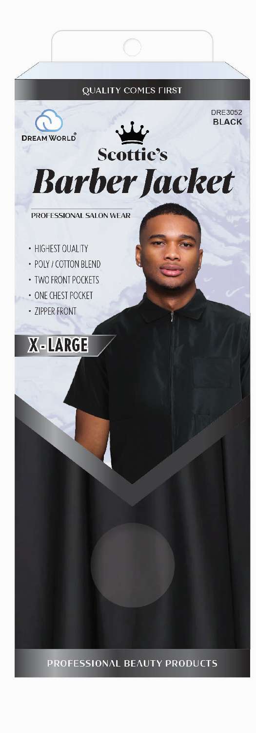 DREAM S/W-BARBER JACKET BLACK