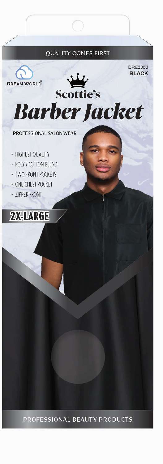 DREAM S/W-BARBER JACKET BLACK