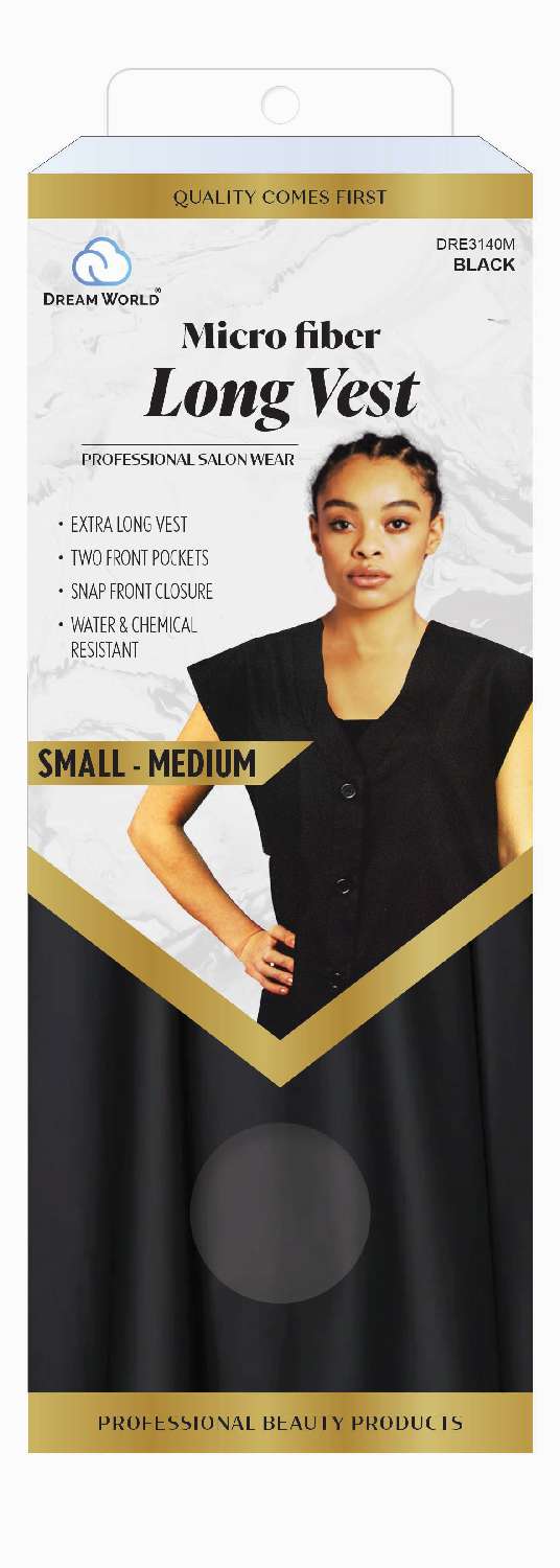 DREAM S/W LONG VEST BLACK