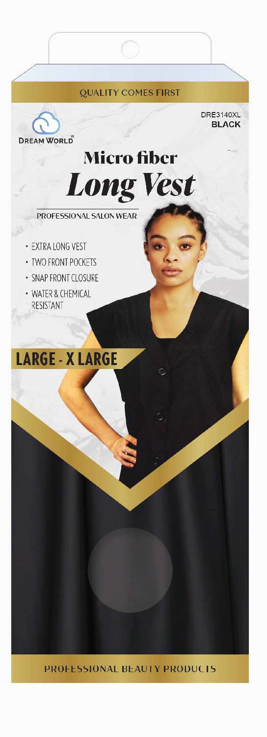 DREAM S/W LONG VEST BLACK