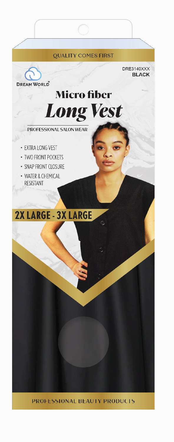 DREAM S/W LONG VEST BLACK
