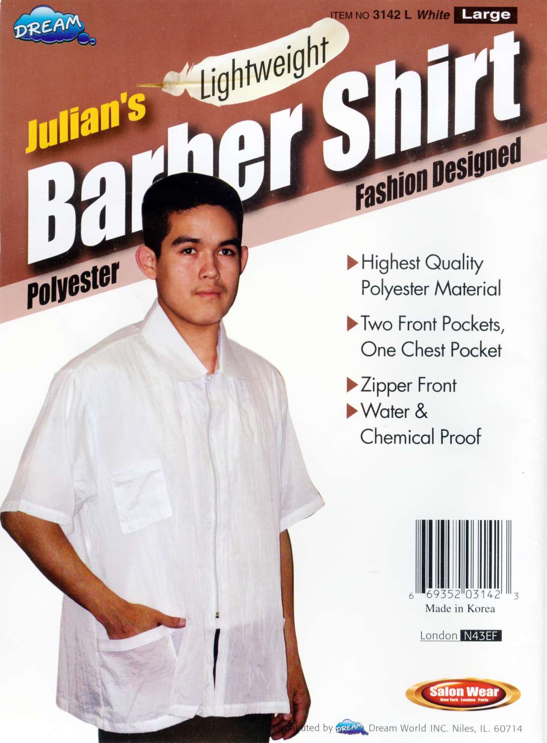DREAM S/W-BARBER SHIRT WHITE