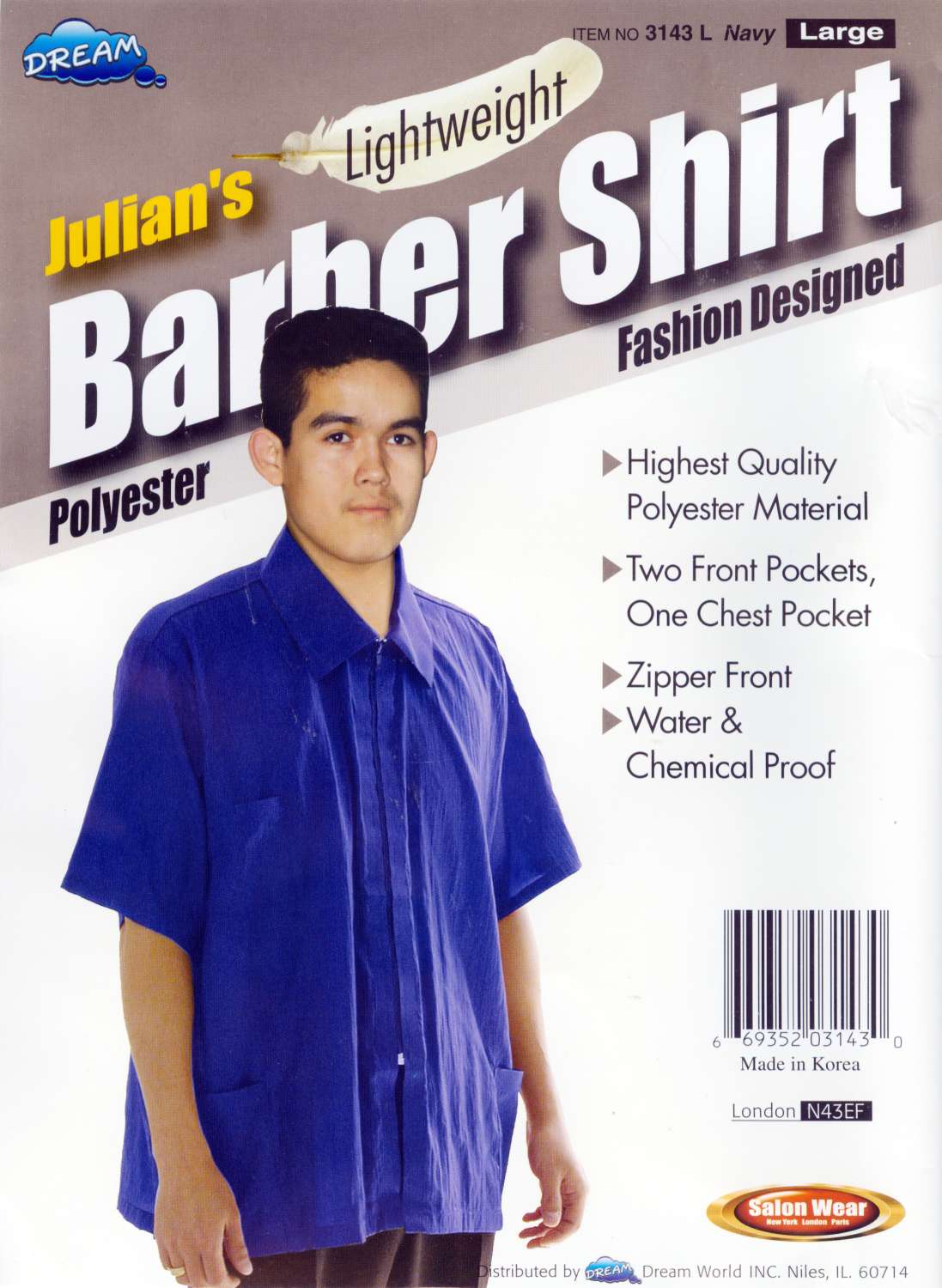 DREAM S/W-BARBER SHIRT NAVY