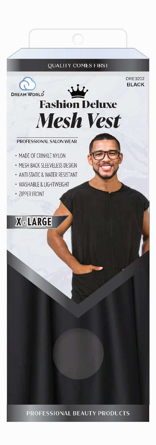 DREAM S/W-MESH VEST BLACK