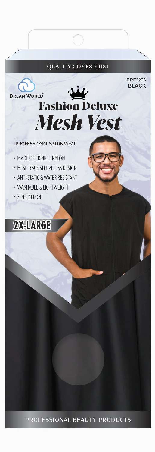 DREAM S/W-MESH VEST BLACK