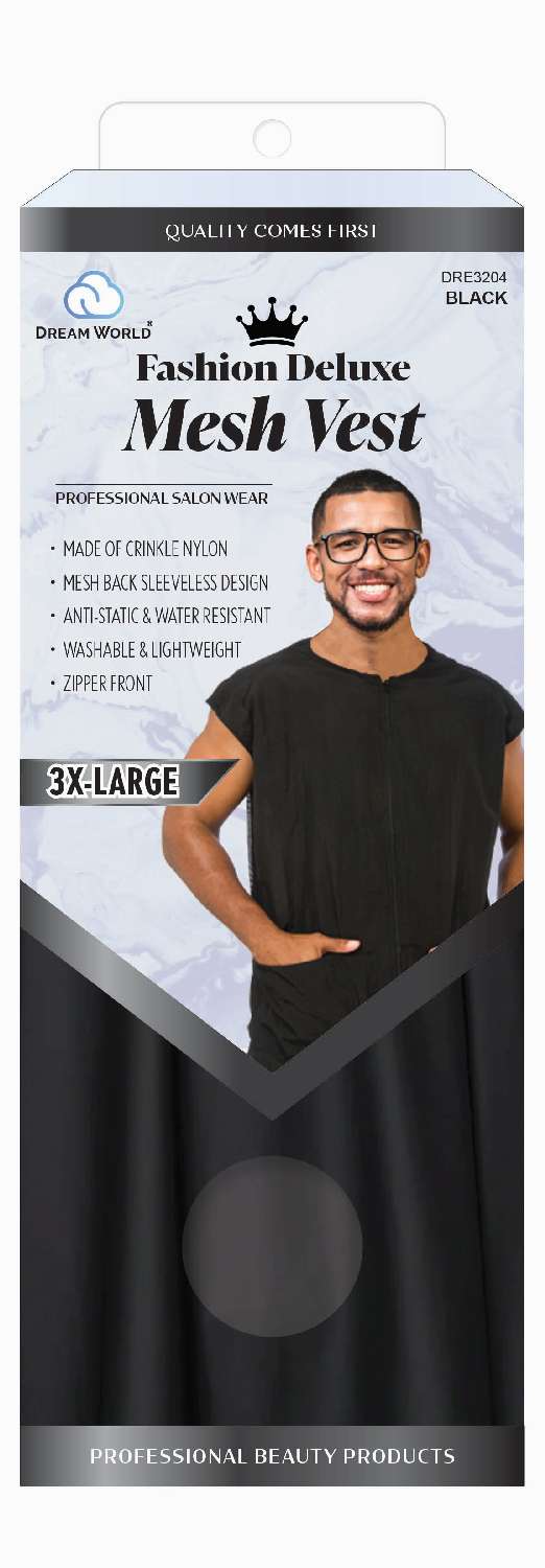 DREAM S/W-MESH VEST BLACK