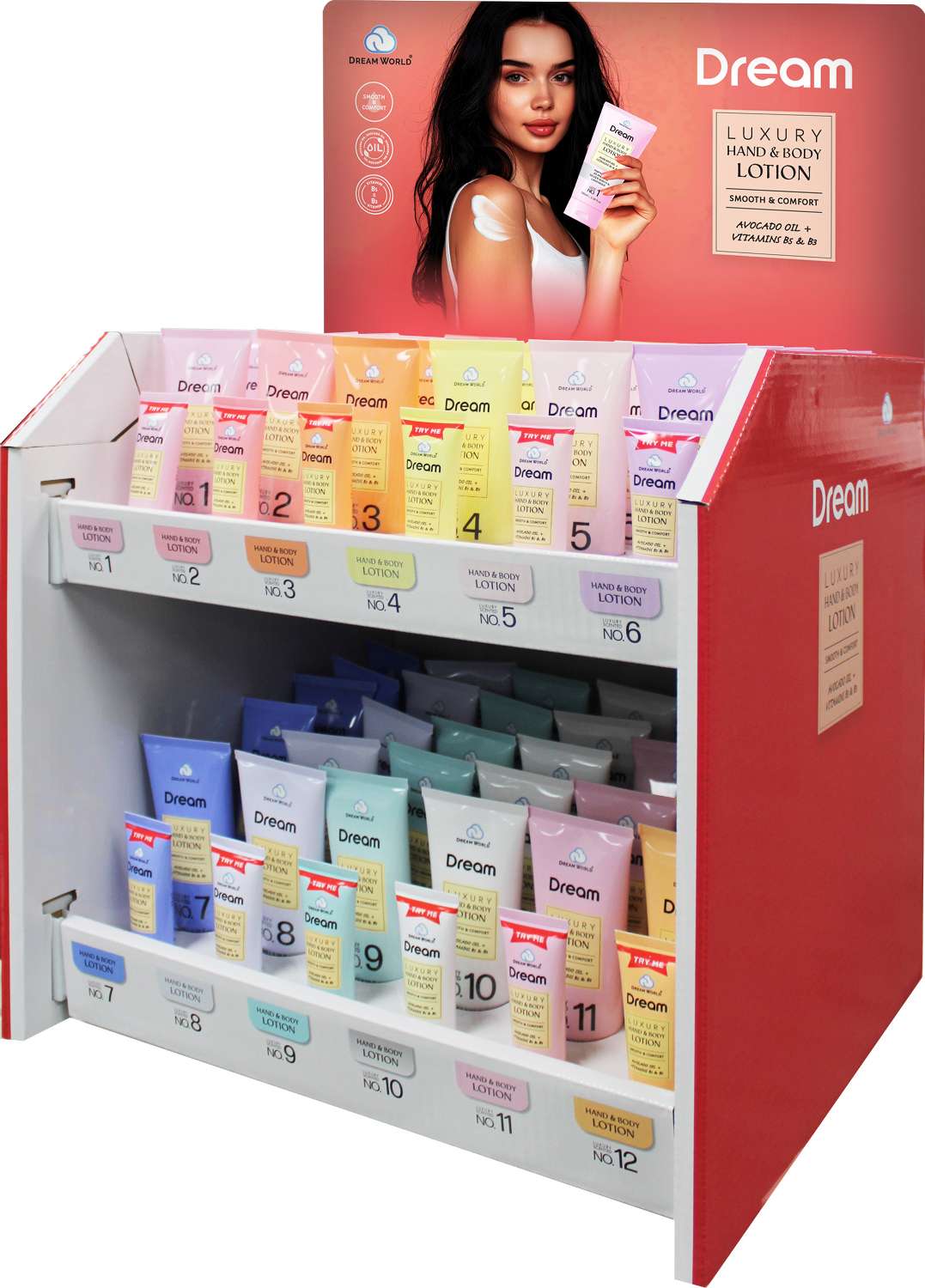 DREAM LOTION TUBE SET DISPLAY [DP ONLY]