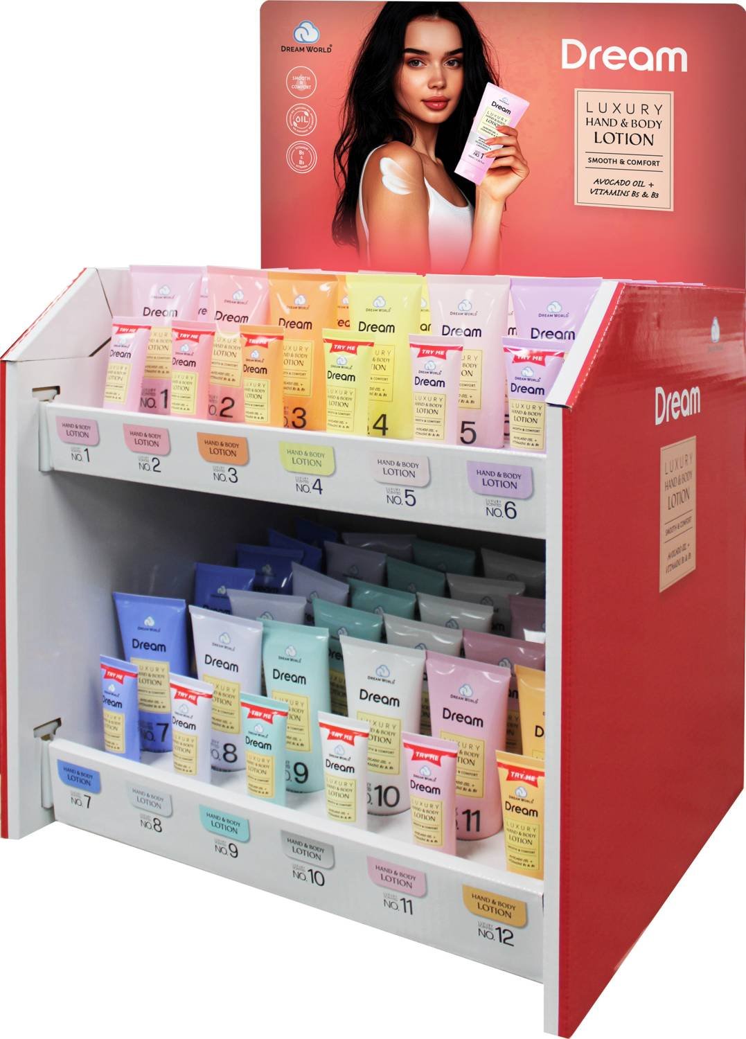 DREAM LOTION TUBE SET [72 PS/SET]#01-#12