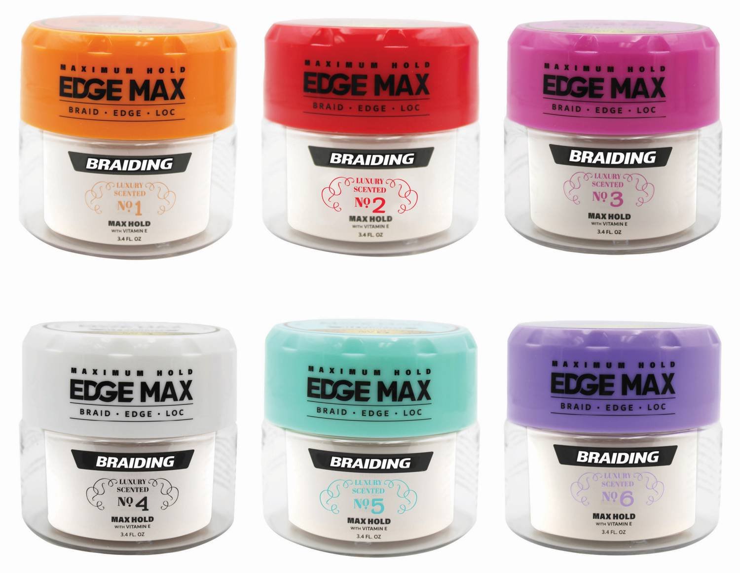 EDGE MAX BRAIDING GEL SET2 [3.4oz-72ps]