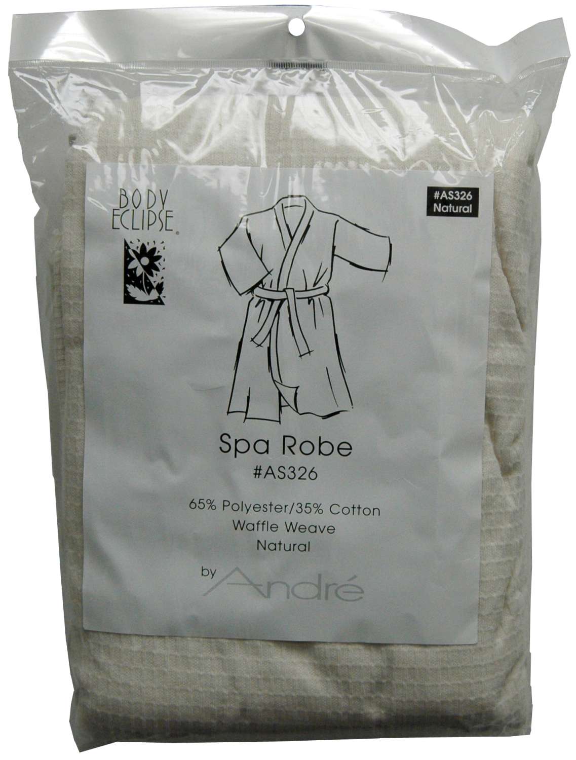 ANDRE UNISEX SPA ROBE N/WAFFLE