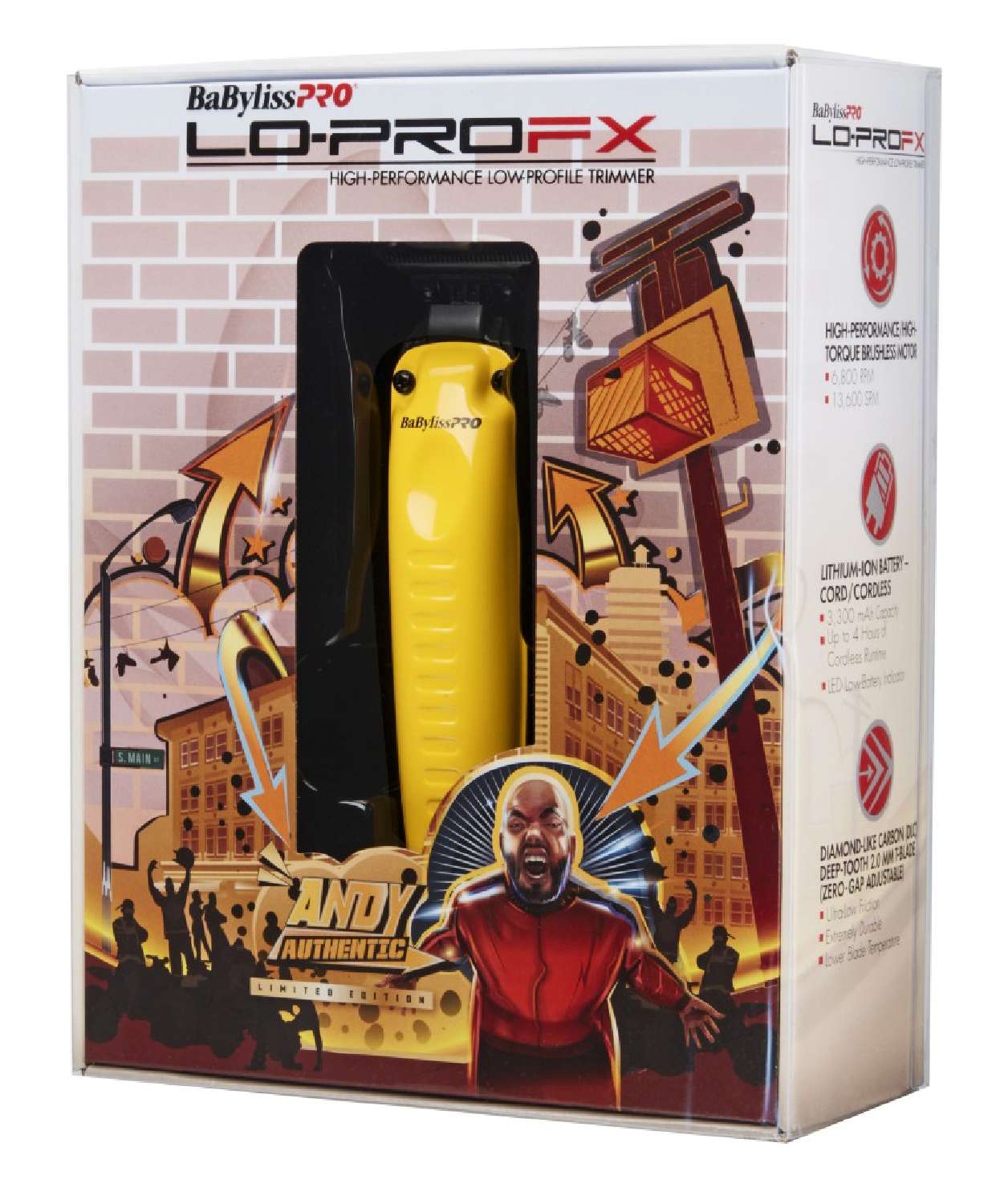 BABYLISS 4BARBER LOPROFX TRIMMER YELLOW