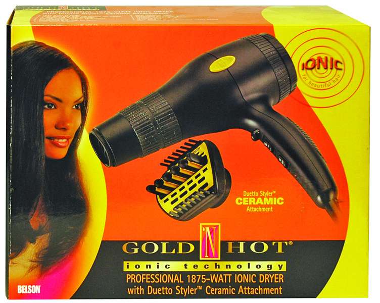 GOLD N HOT DRYER ION CERAMIC