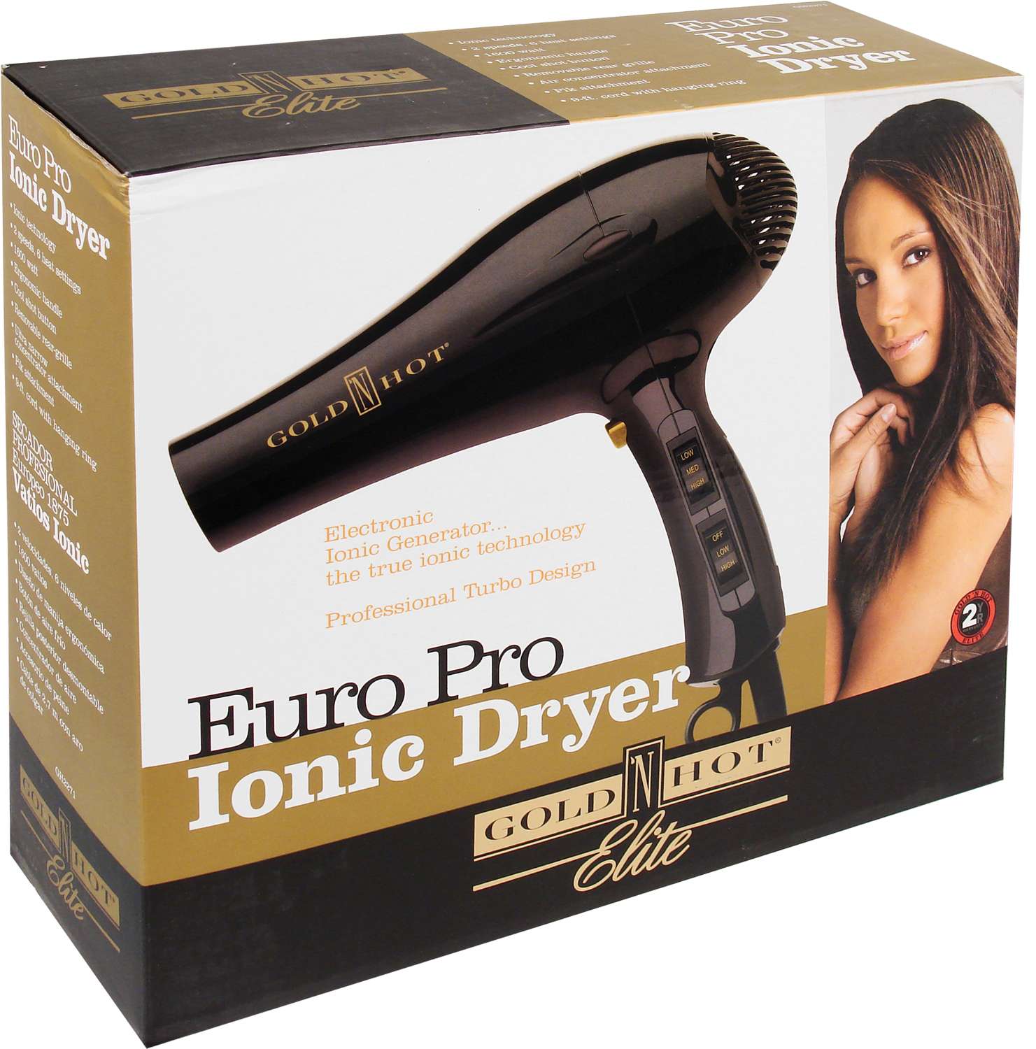 GOLD N HOT ELITE DRYER IONIC