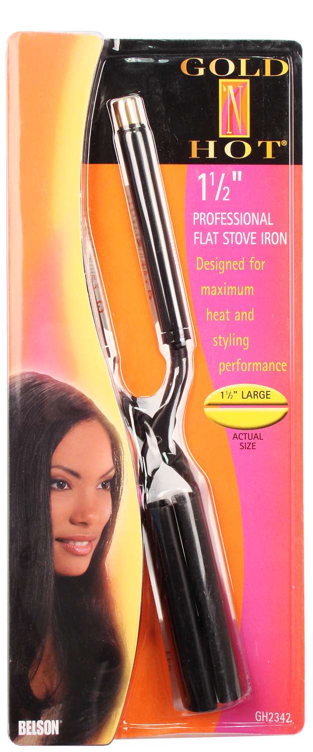 GOLD N HOT STOVE IRON FLAT LG
