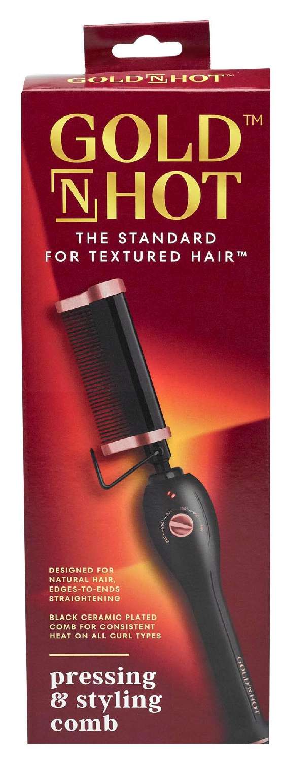 GOLD N HOT ELECTRIC PRESSING COMB