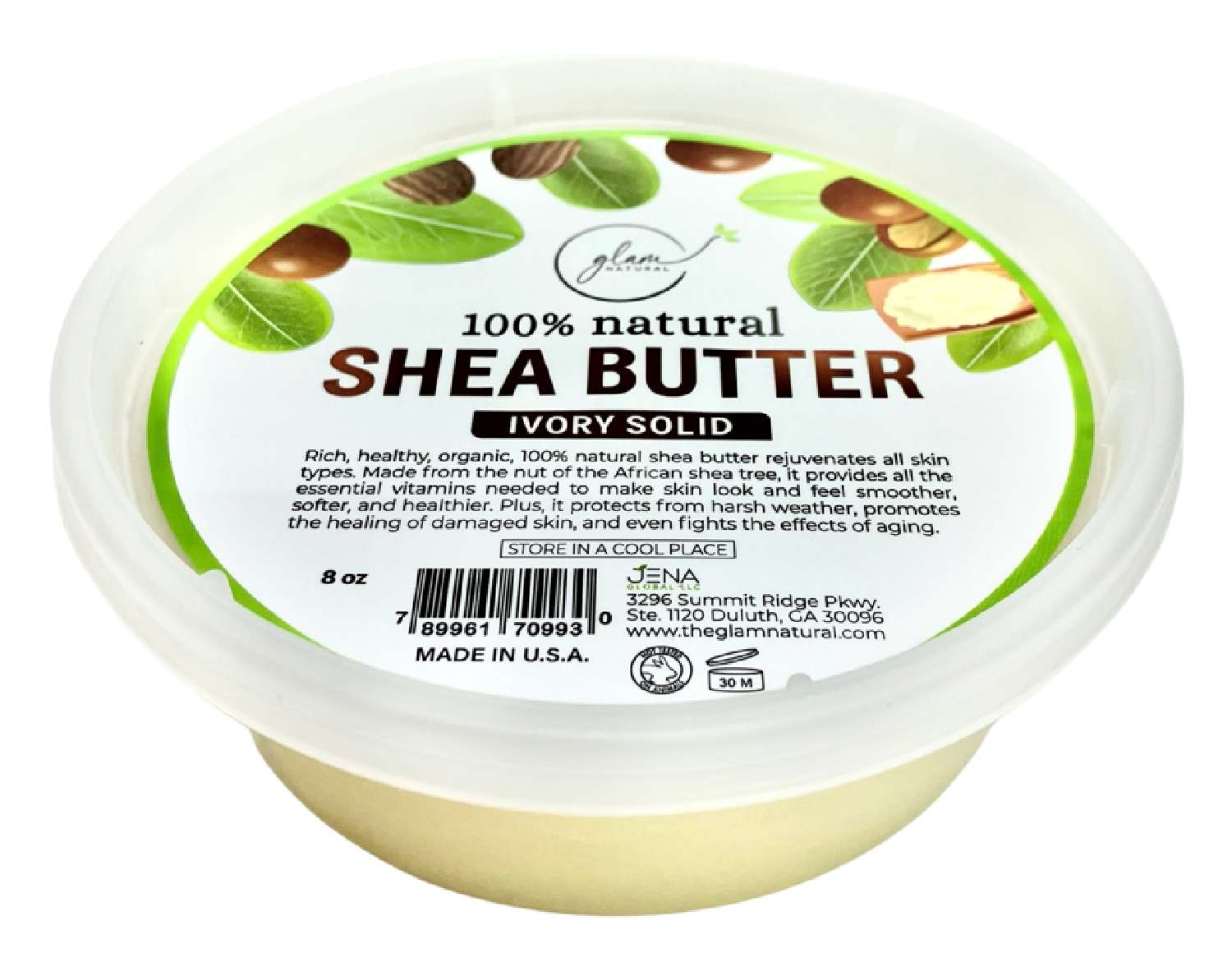 GLAM SHEA BUTTER [IVORY SOLID]